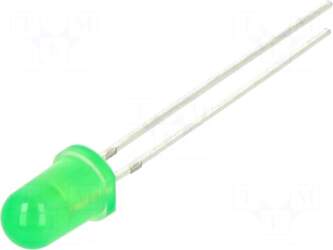 BIVAR LED | green | 5mm