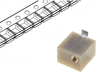 BOURNS Potentiometer: mounting | vertical,multiturn