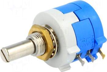 BOURNS Potentiometer: shaft | multiturn |
