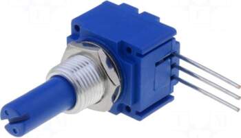 BOURNS Potentiometer: shaft | single turn