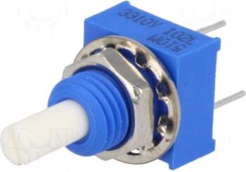 BOURNS Potentiometer: shaft | single turn