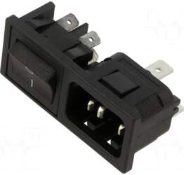 BULGIN Connector: AC supply | socket
