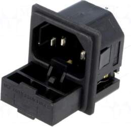 BULGIN Connector: AC supply | socket
