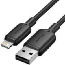 CABLE USB2.0 TO LIGHTNING/2M BLACK