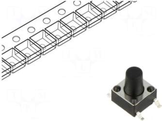 CONNFLY Microswitch TACT | SPST |