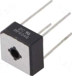 DC COMPONENTS Bridge rectifier: single-phase |