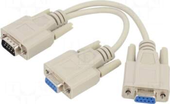 DELOCK Splitter | D-Sub 9pin socket
