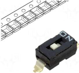 E-SWITCH Switch: DIP-SWITCH | Poles number: