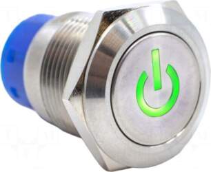 E-SWITCH Switch: vandal resistant | Pos: