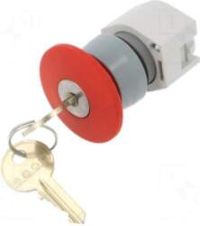 EAO Switch: emergency stop with key