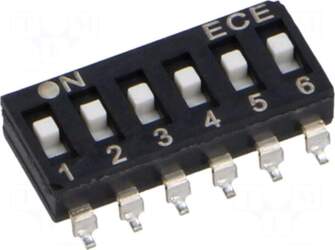 ECE Switch: DIP-SWITCH | Poles number: