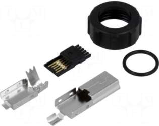 EDAC Plug | USB B mini