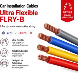 Electro Base Wire; FLRY-B; stranded; Cu