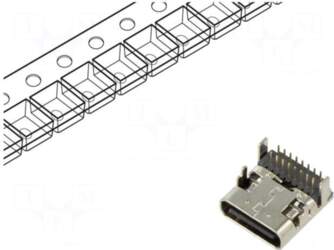 GCT Connector: USB C | socket