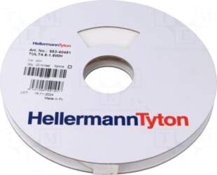 HELLERMANNTYTON Heat shrink markers | white