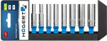 HÖGERT TECHNIK Socket: 6-angles-set | 1/4&quot