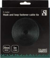 Hook and loop fastener cable ties