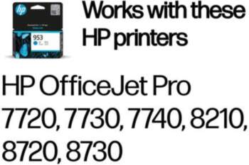 HP INC. HP 953      Cyan                Tintenpatrone
