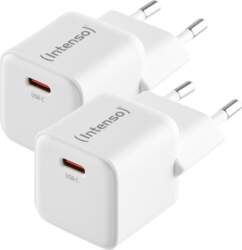 Intenso Power Adapter W30C 2-pack GaN