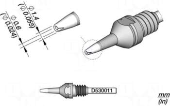 JBC TOOLS Tip: for desoldering irons