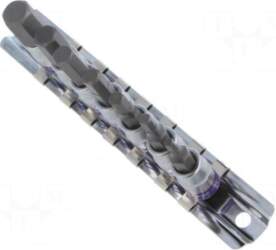 KING TONY Socket: hex key-bit-set |