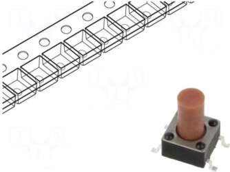 KNITTER-SWITCH Microswitch TACT | SPST-NO |