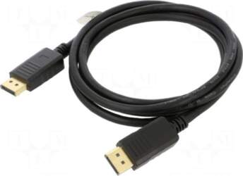 LANBERG Cable | DisplayPort plug,both