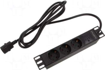 LANBERG Plug socket strip: protective |