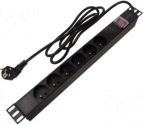 LANBERG Plug socket strip: protective |