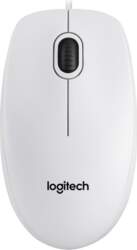 LOGITECH B100 Corded Mouse - WHITE