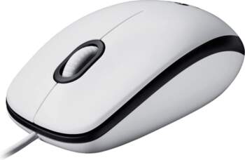 Logitech M100, mouse (white/grey, compatible with