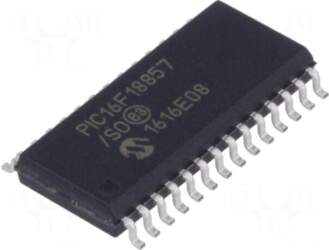 MICROCHIP TECHNOLOGY PIC microcontroller | Memory: