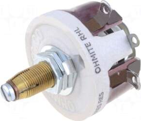 OHMITE Potentiometer: shaft | single turn