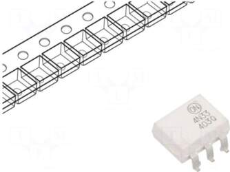 ONSEMI Optocoupler | SMD | Ch: