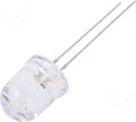 OPTOSUPPLY LED | white | 10mm