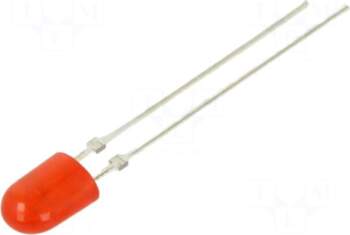 OPTOSUPPLY LED | red | oval