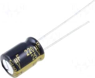 Panasonic Capacitor: electrolytic | low ESR