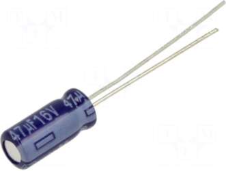 Panasonic Capacitor: electrolytic | THT |
