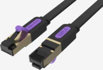 PATCH CABLE CAT.7 FLAT/10M BLACK