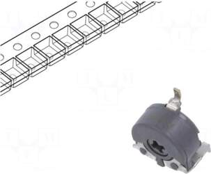 PIHER Potentiometer: mounting | 50kΩ |
