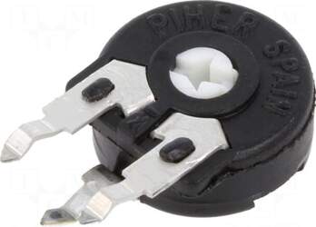 PIHER Potentiometer: mounting | 220kΩ |