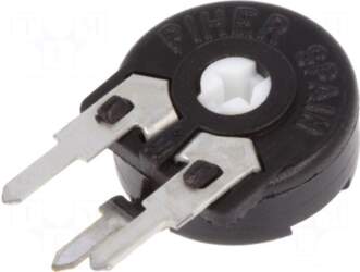 PIHER Potentiometer: mounting | single turn