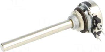 PIHER Potentiometer: shaft | single turn