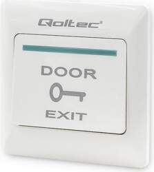 Qoltec Exit Button | white