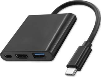 Qoltec Hub Adapter USB-C 3.1