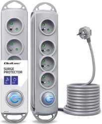 Qoltec Surge protector | 4 sockets