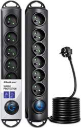 Qoltec Surge protector | 6 sockets