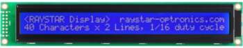 RAYSTAR OPTRONICS Display: LCD | alphanumeric