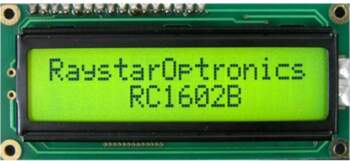 RAYSTAR OPTRONICS Display: LCD | alphanumeric