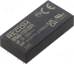 RECOM Converter: DC/DC | 40W |